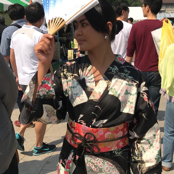 Other - Dual print Japanese obi belt